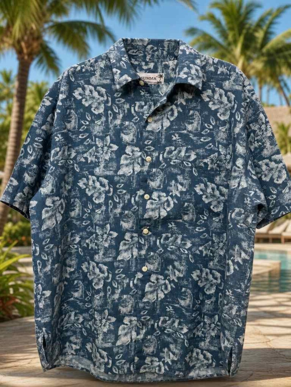 Summa Hawaiian Shirt Size Large